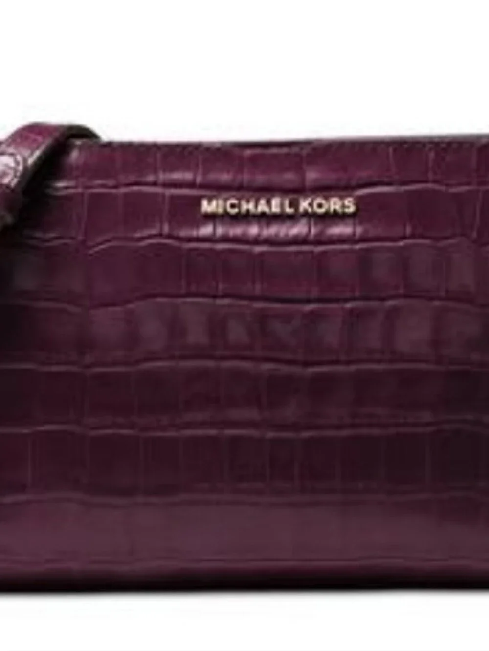 Michael Kors, NWOT, Women's, Crossbody Bag, Color Burgundy, Snap Closure